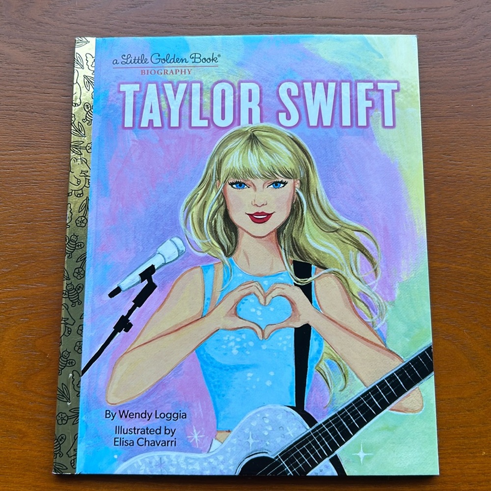 Little Golden Book Taylor Swift biography.